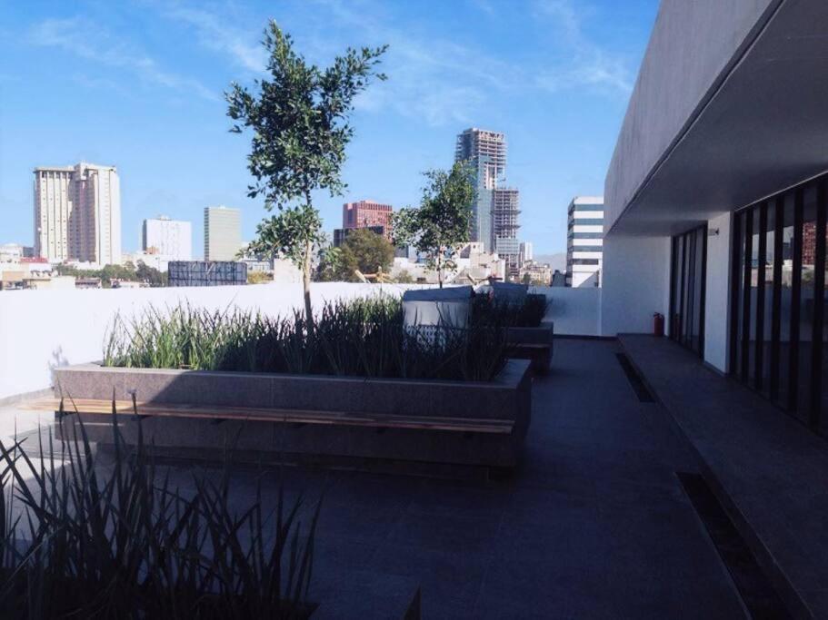 Secure, Central And Quiet Apartment Work Or Travel メキシコシティ エクステリア 写真